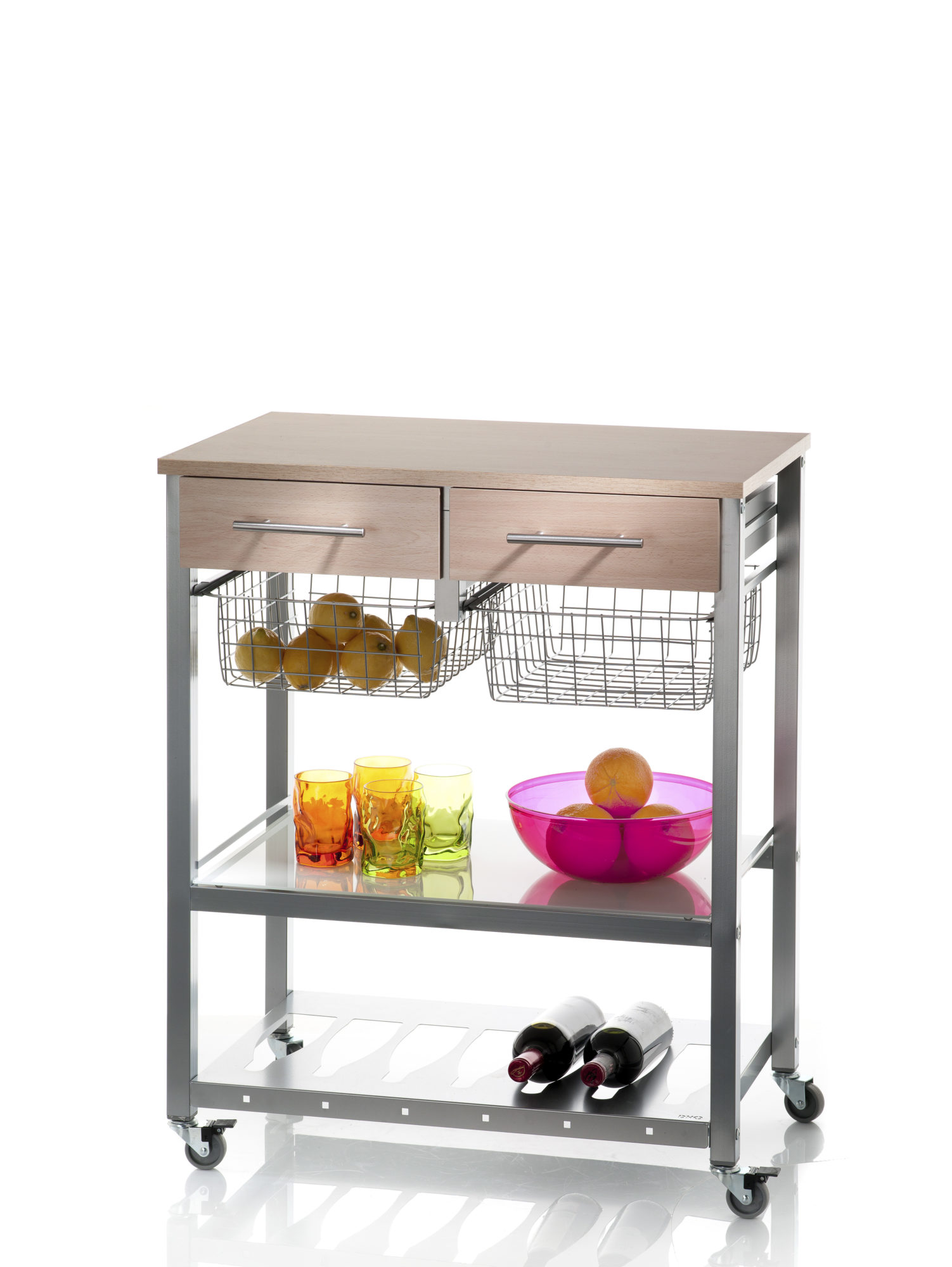 Carrito verdulero doble Siena