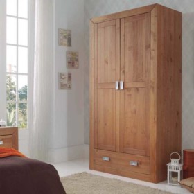 Armario rústico madera de pino color nogal Jalisco