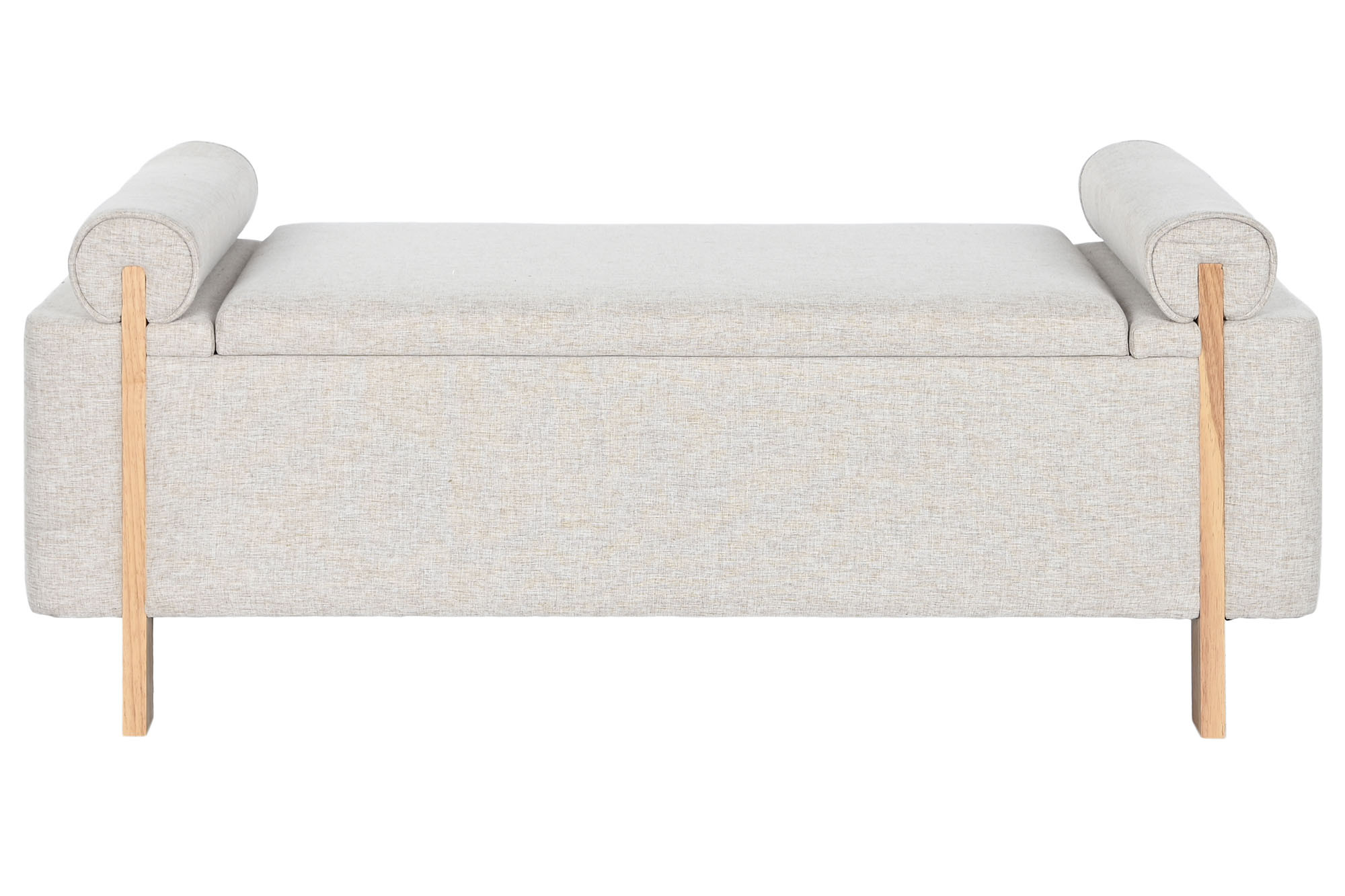 Banqueta pie de cama tapizada poliester Hevea