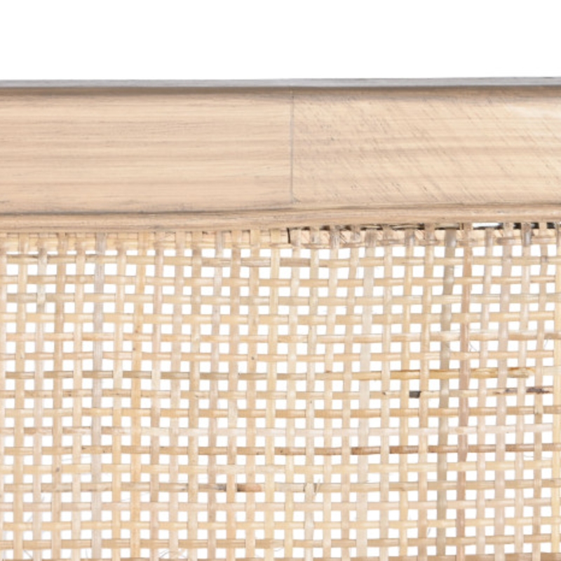 Cabecero cama Rubberwood ratán 1.80x1.20cm - Imagen 3