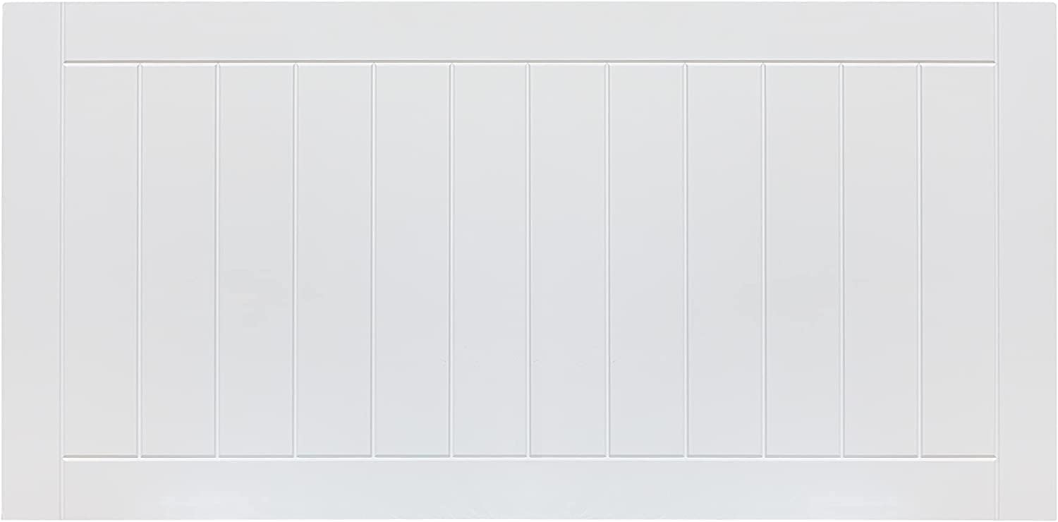 Cabecero de plafón colgante lacado blanco para cama de matrimonio Mediterráneo - Imagen 3