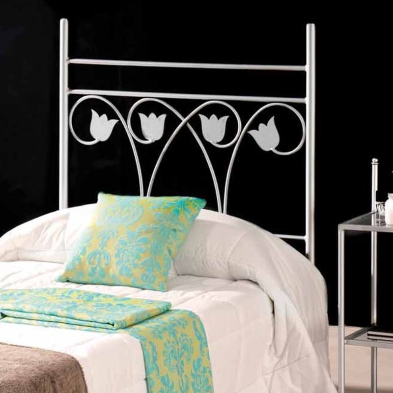 Cabecero forja blanco envejecido Almudena