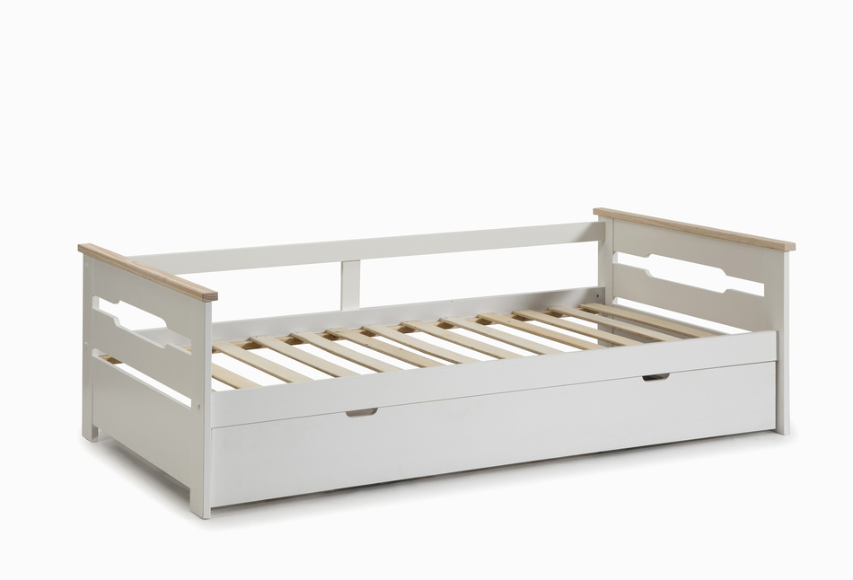 Cama Blanca Nido con cama elevable Elisa 90x190cm/90x180 cm - Imagen 3