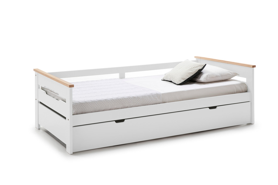 Cama Blanca Nido con cama elevable Elisa 90x190cm/90x180 cm - Imagen 2