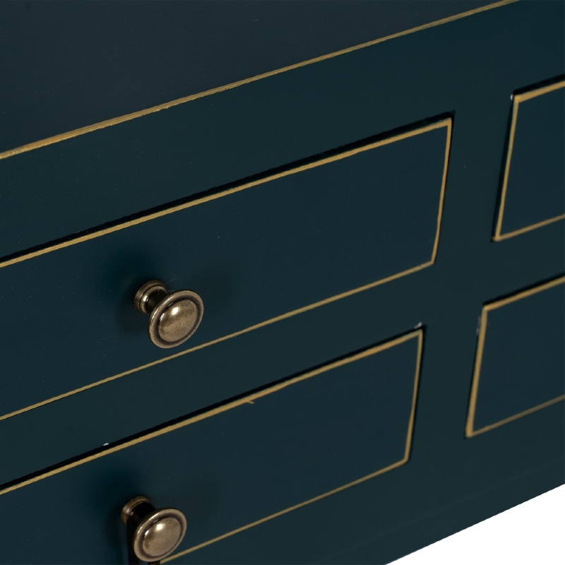 Consola madera 6 cajones - Imagen 3