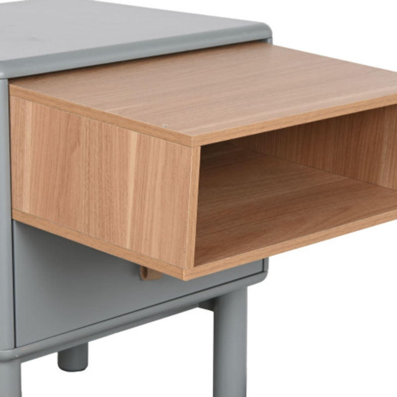 Mesita de noche MDF pu azul - Imagen 6