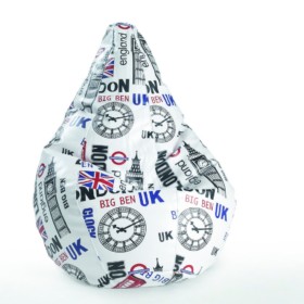 Puff Pera Amoldable  Modelo Big Ben