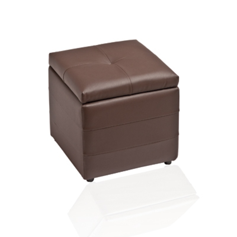 Puff cuadrado abatible Modelo Capitone