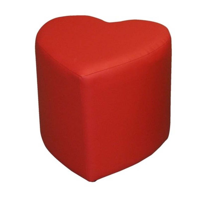 Puff fijo Modelo Corazón