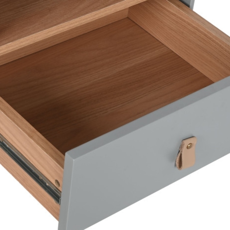 Mesita de noche MDF pu azul - Imagen 4