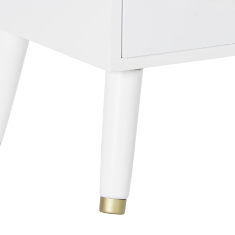 Sinfonier paulownia blanco con detalles dorados - Imagen 3