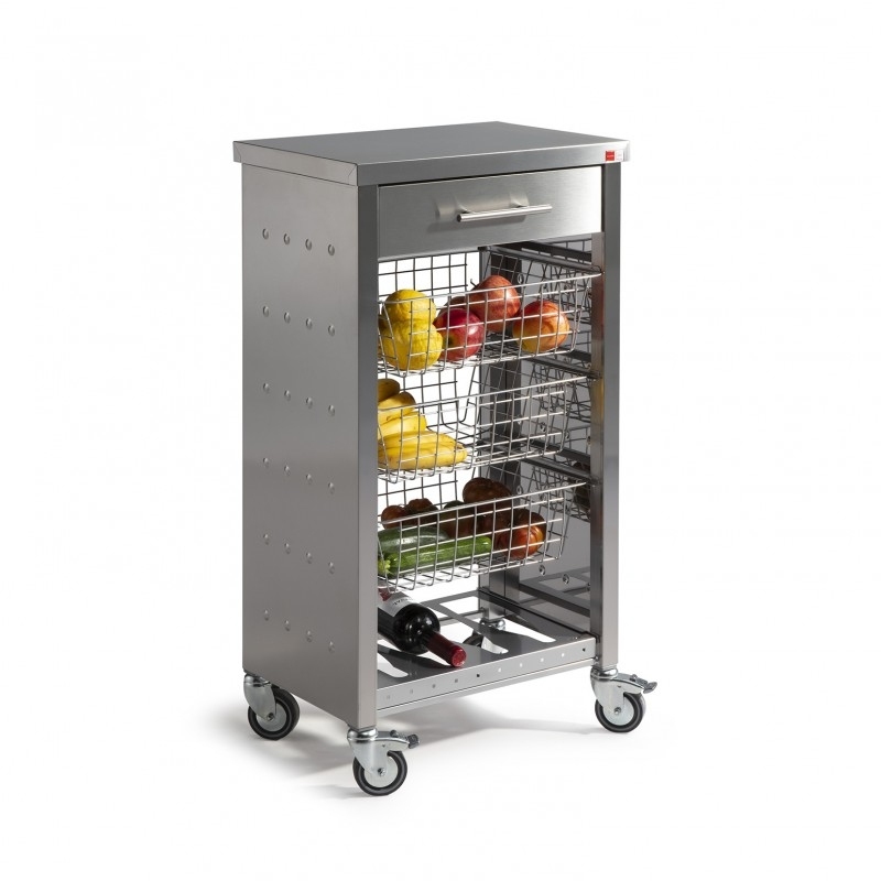 Carro de cocina, carrito verdulero OTTO Inox