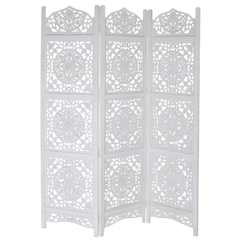 Biombo mango mdf decapé blanco Modelo Vida