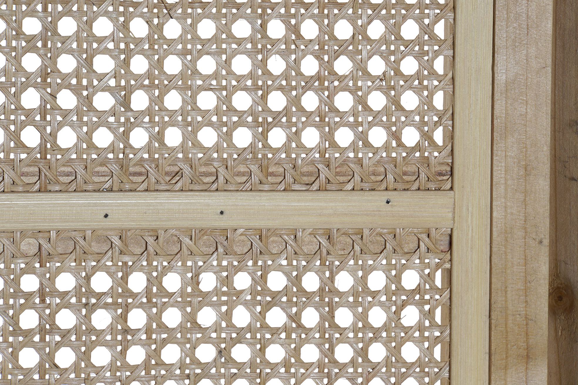 Biombo Ratan Natural Marrón - Imagen 3
