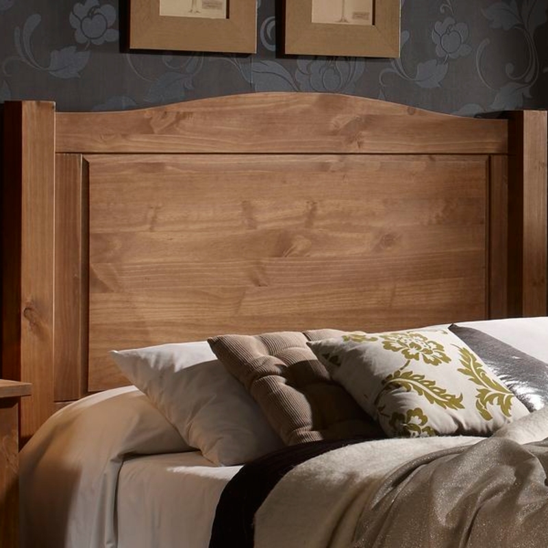 Cabecero rústico cama matrimonio nogal Veracruz