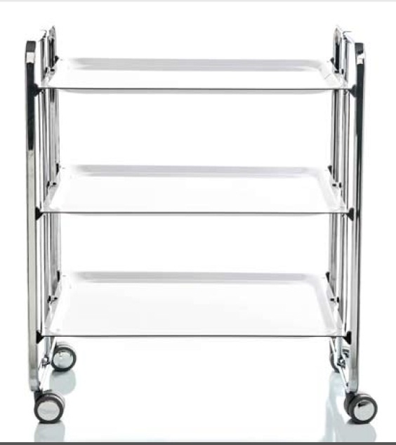 Carrito auxiliar Bauhaus 3 bandejas