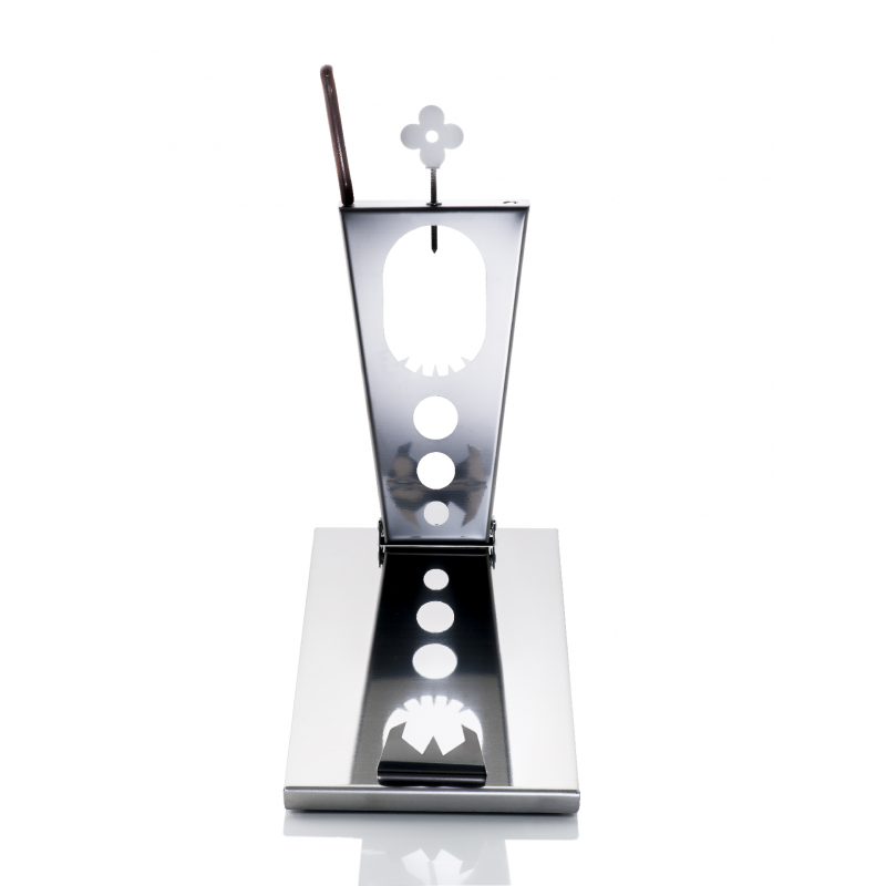 Soporte jamonero plegable en acero inoxidable Zen con cuchillo Arcos - Imagen 2