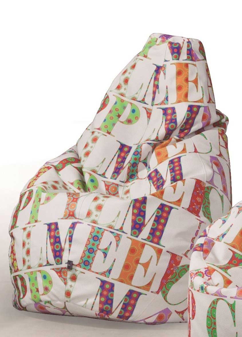 Puff Pera Amoldable Modelo Happy